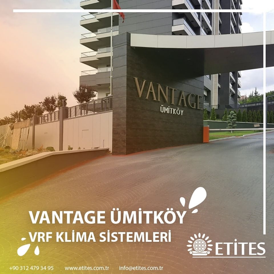 Vantage Ümitköy’de Konutlar İçin VRF Klima Sistemleri Projesi Tamamlandı