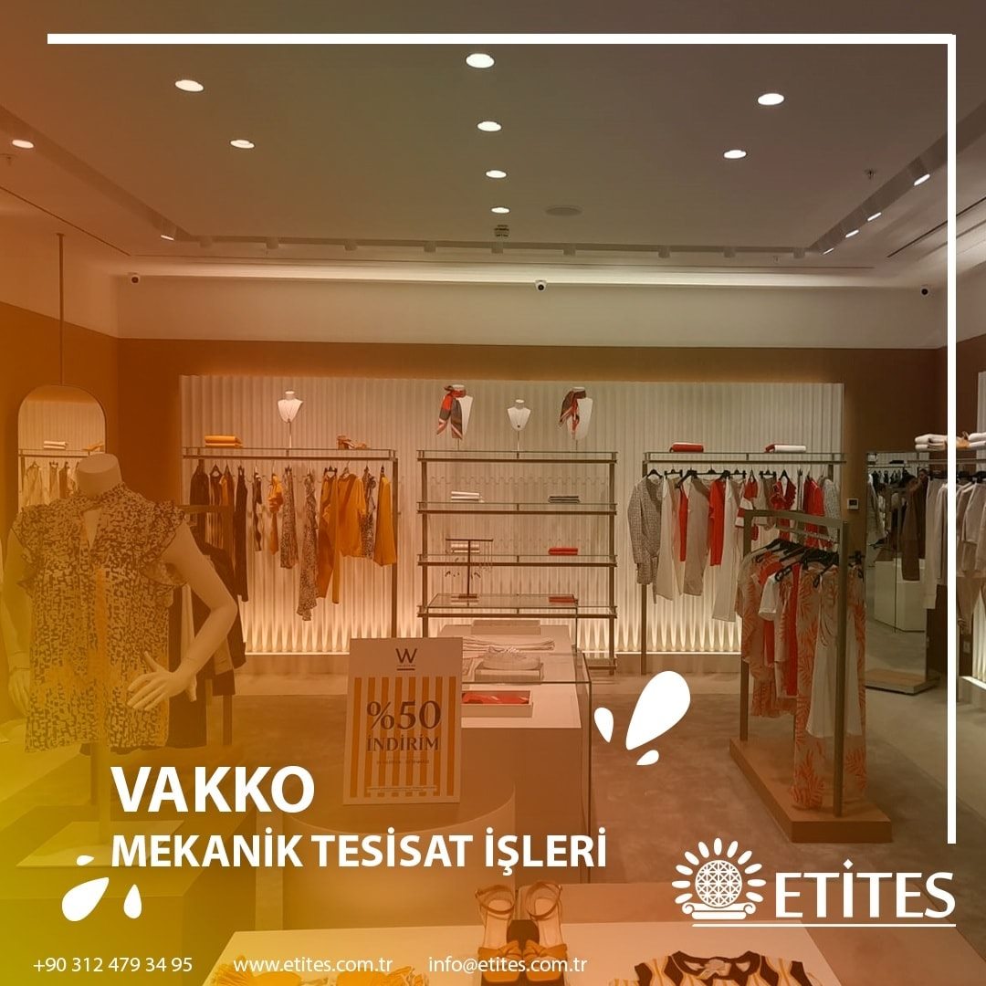 WCollection ve Vakko Butik’in Mekanik Tesisat Projesi