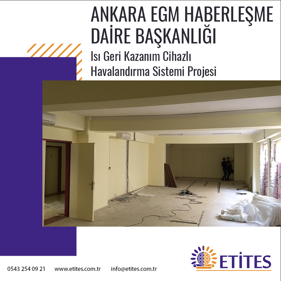 Ankara Emniyet Genel Müdürlüğü Haberleşme Daire Başkanlığı Projesi