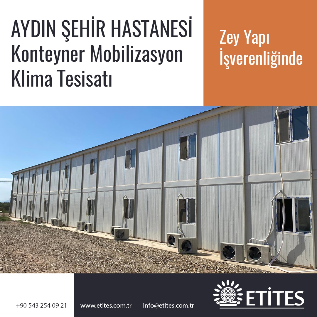 Aydın Şehir Hastanesi Konteyner Mobilizasyon Projesi