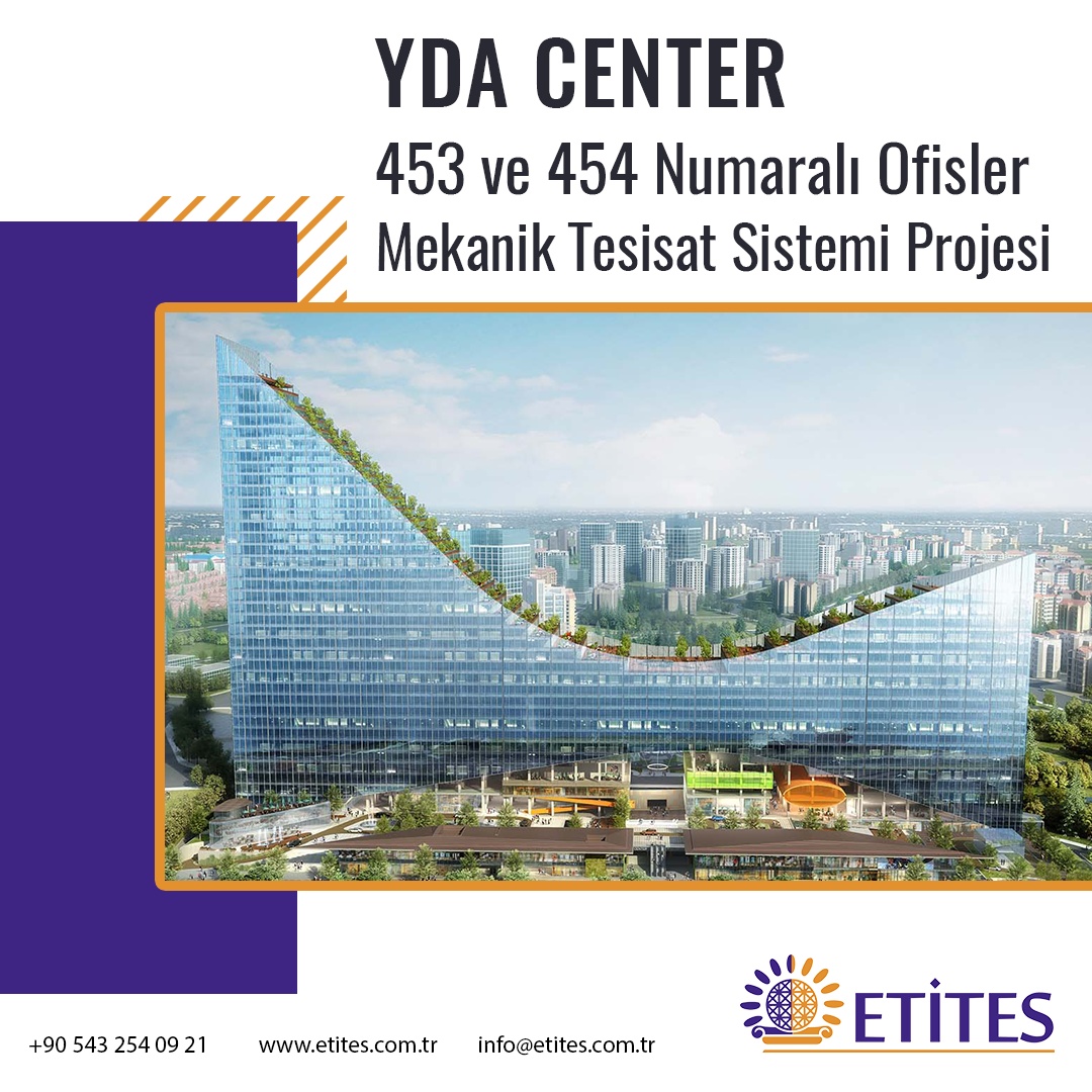 YDA Center No: 453 ve 454 Ofis Projesi